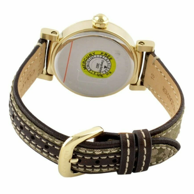 Coach 14503397 Madison Brown Signature Leather Gold Glitz Women