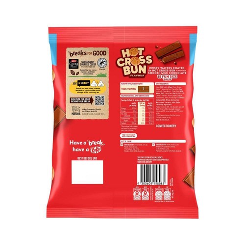 Nestle Kit Kat Hot Cross Bun Chocolate Bars 18 Pack 252g - Picture 2 of 2