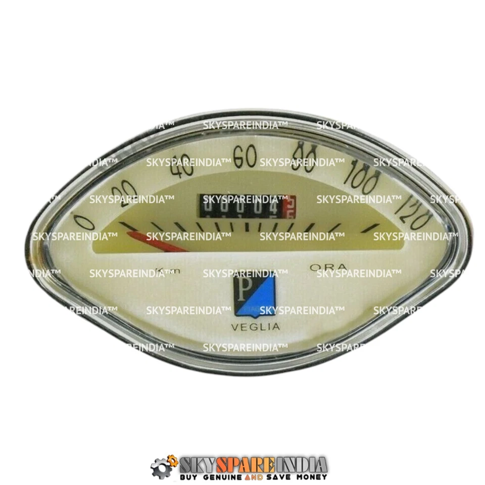 Speedometer 120 Kmph With Speedo Cable Kit For VESPA 150 VBB1T VBB2T VBB SPRINT - Image 2 of 4