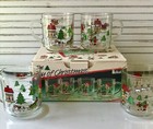 Carlton Glass "The Joy of Christmas" Vintage 1988. Four 10-oz Mugs Made in USA — photo 2