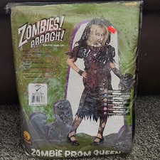 Zombie Prom Queen Child Large Costume Halloween Dress-up