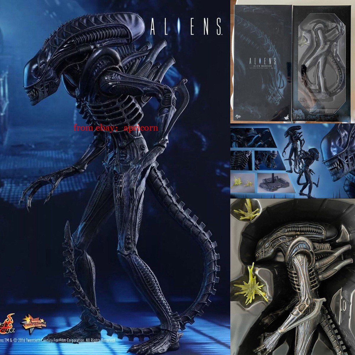 NEW! Hot Toys 1/6 Aliens MMS354 Alien Warrior 30th NEW! Hot Toys 1/6 Aliens MMS354 Alien Warrior 30th