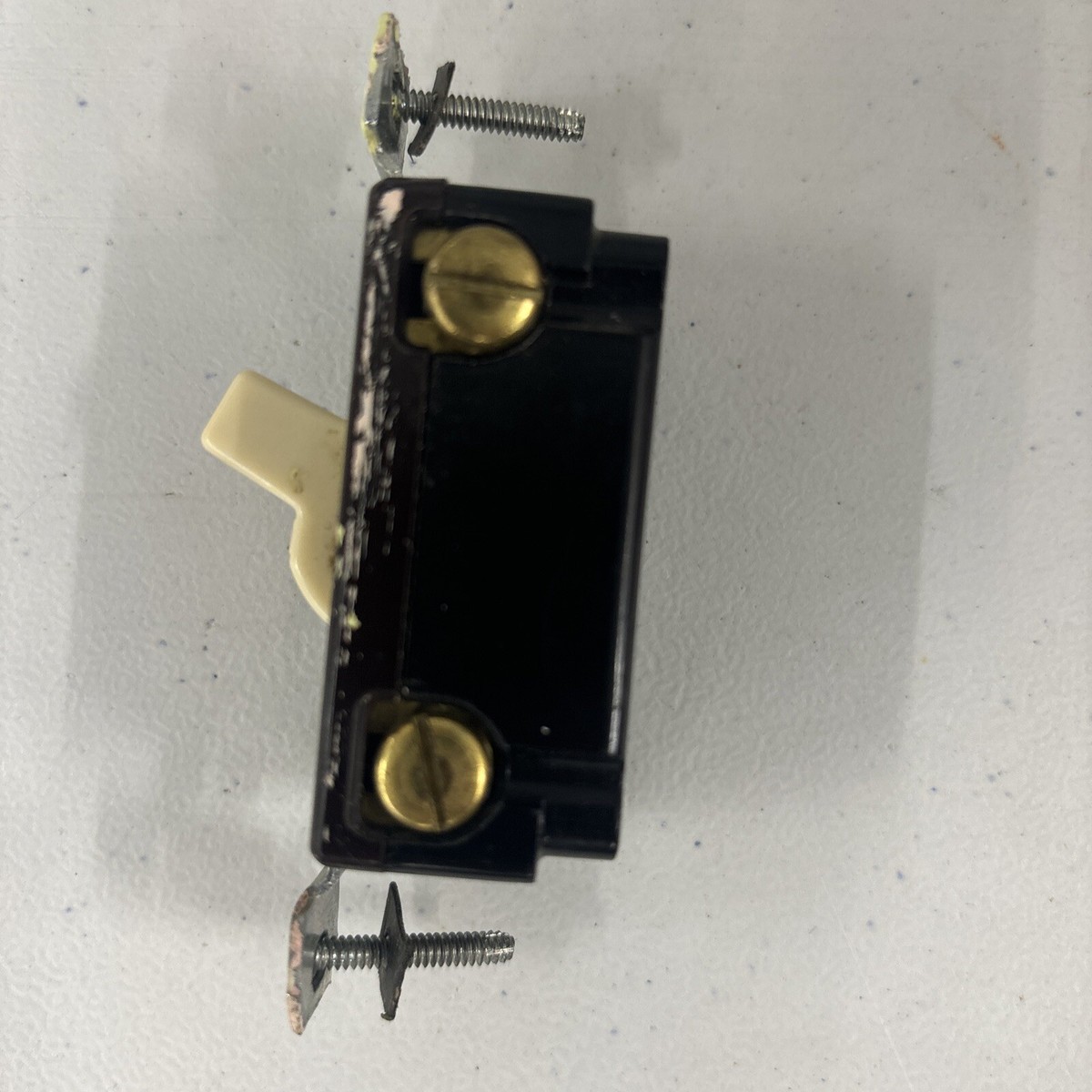 Vintage 1950s Harvey Hubbell AC Flush Silent Toggle Light