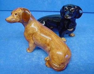 ceramic sausage dog