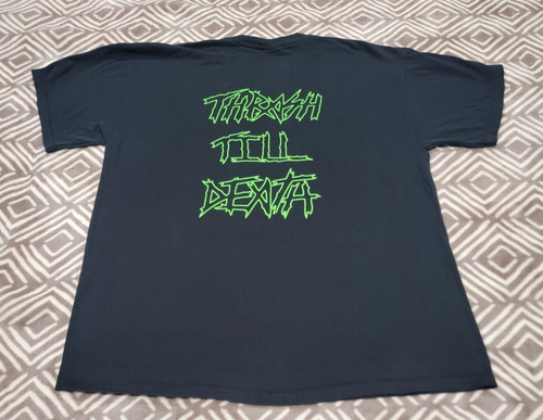 Camiseta Gildan Assault Thrash Till Death Negra Hombre Talla XL Algodón Metal? ¿Banda? - Imagen 3 de 7