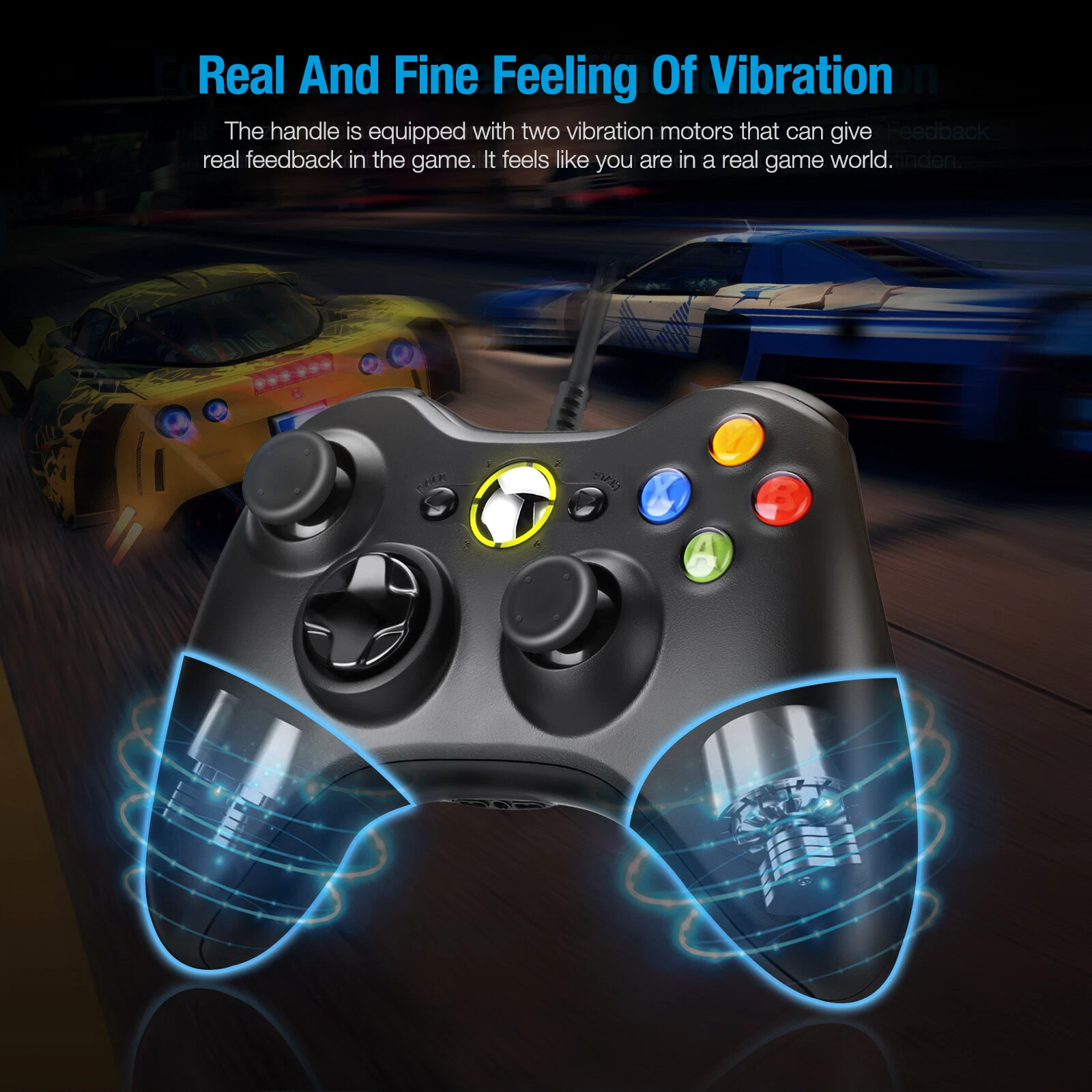 XBOX 360 Wired USB Game Controller Gamepad for Microsoft XBOX 360&PC WIN 7 8 10 | eBay XBOX 360 Wired USB Game Controller Gamepad for Microsoft XBOX 360&PC WIN 7 8 10 | eBay