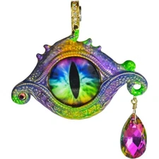 Kirks Folly Spellbound Dragon's Eye Magnetic Enhancer  ~  goldtone