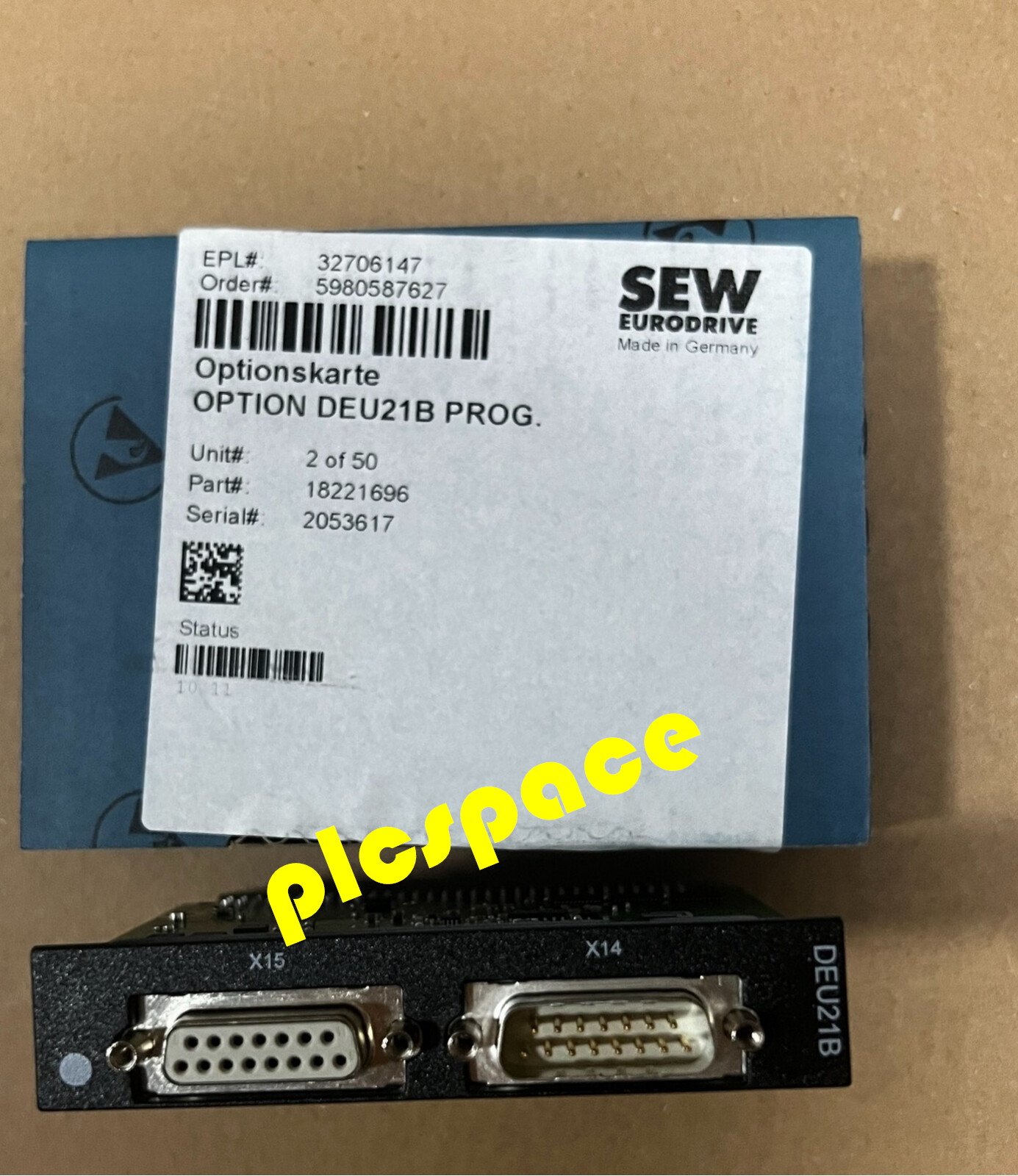 SEW DEU21B brand new encoder card Express DHL or FedEx