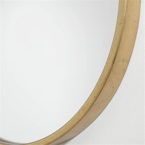 Uttermost Varina Oval Transitional Iron Metal Mirror in Lightly Antiqued Gold - Picture 4 of 6