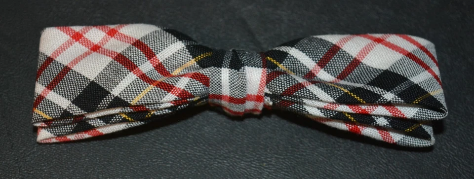 Juego de pajaritas de colección Cumberbund y clip L/XL gris/negro/rojo a cuadros NUEVO Foto 2 de 4