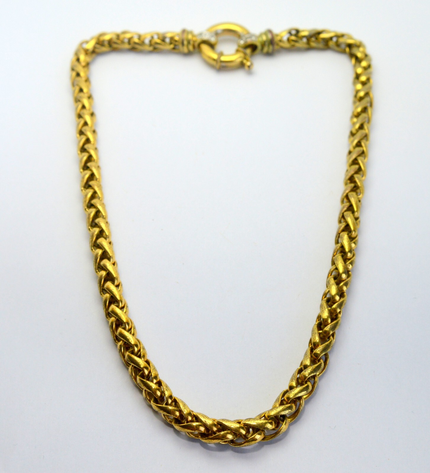 HEAVY & THICK ! POWERFUL PALM LINK 14K GOLD FILLED ME… Gem