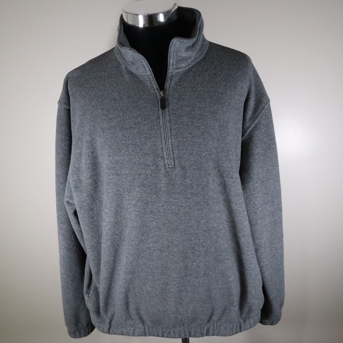 Croft & Barrow 1/4 Zip Pullover Mens Large Sport Fleece Mock Croft & Barrow 1/4 Zip Pullover Mens Large Sport Fleece Mock