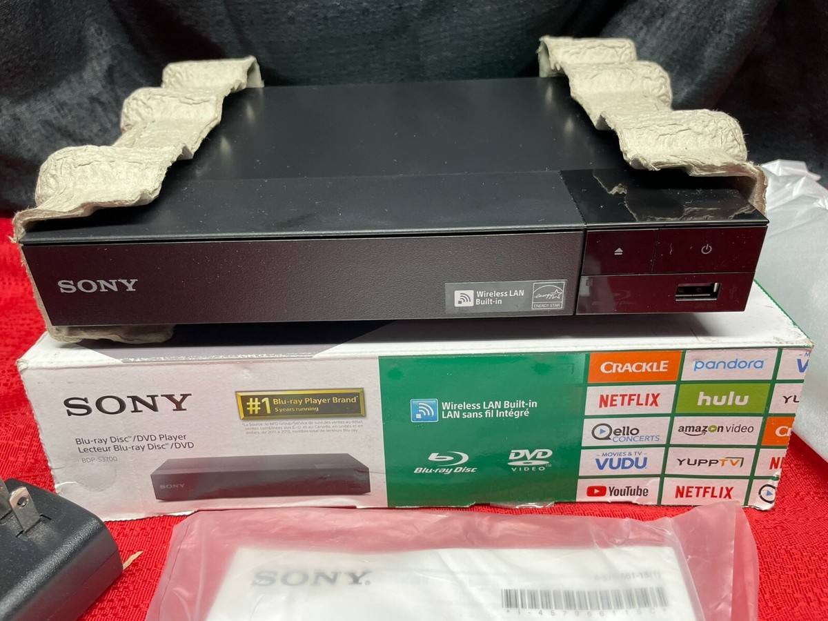 Sony BDP-S3700 Blu-ray Player - Great Condition - No Remote | eBay