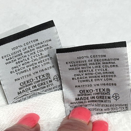 Threshold Cotton Striped Gray Fabric Shower Curtain 2 Hand Towel Set - Picture 8 of 8