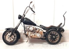 Harley Davidson Motorcycle Model Metal Vintage Germany 28cm Decor Rider Rare Old