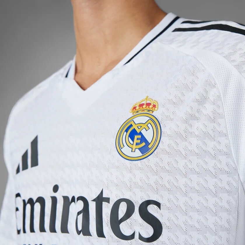 Adidas Real Madrid Home Authentic Soccer Jersey - Men's Adidas Real Madrid Home Authentic Soccer Jersey - Men's