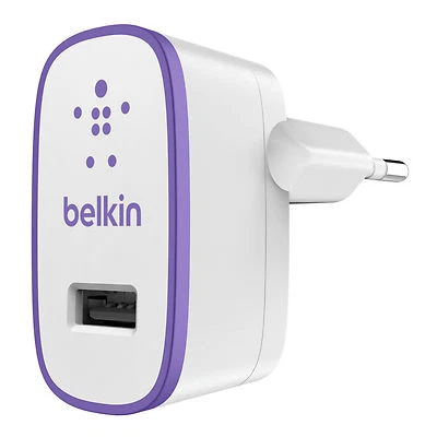 Belkin 2.1Amp USB AC Wall Charger Universal for iPhone Smartphones Tablets EU - Image 1 of 3