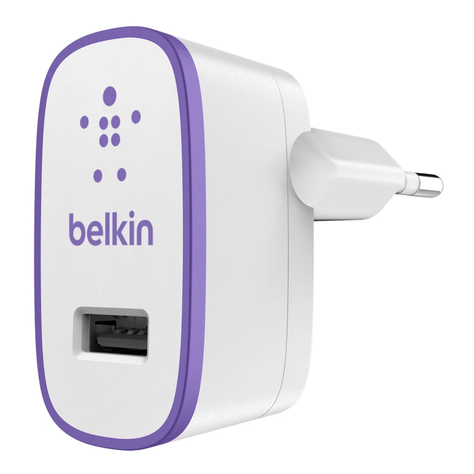 Belkin 2.1 Amp USB AC Wall Charger Universal for Smartphone Tablets F8j052vfpur