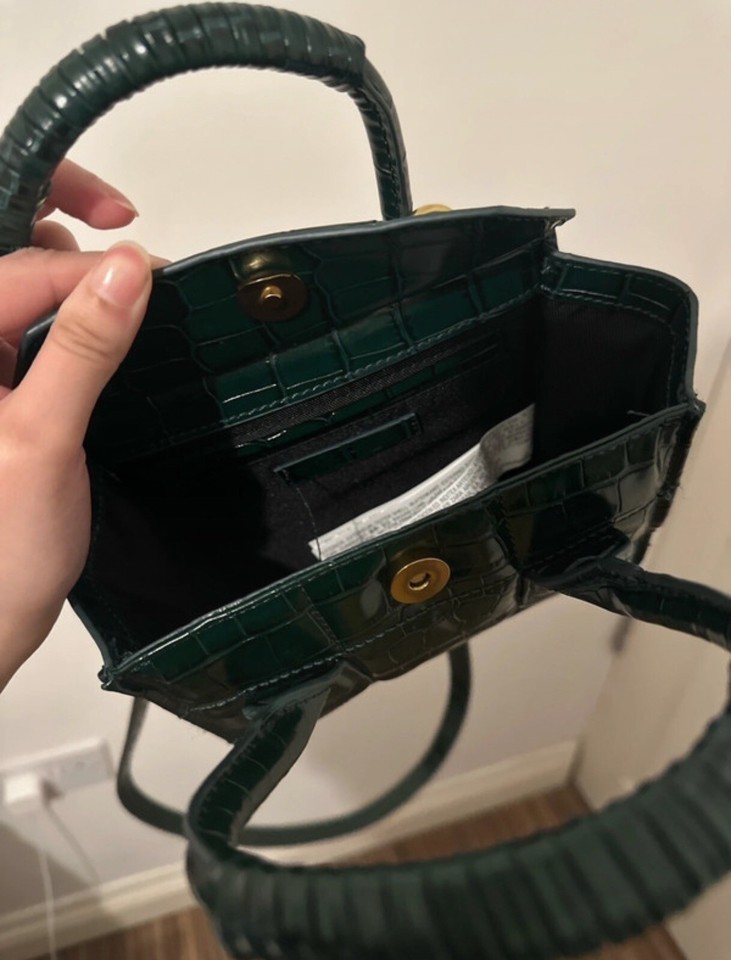 Zara Green Mini Bag eBay