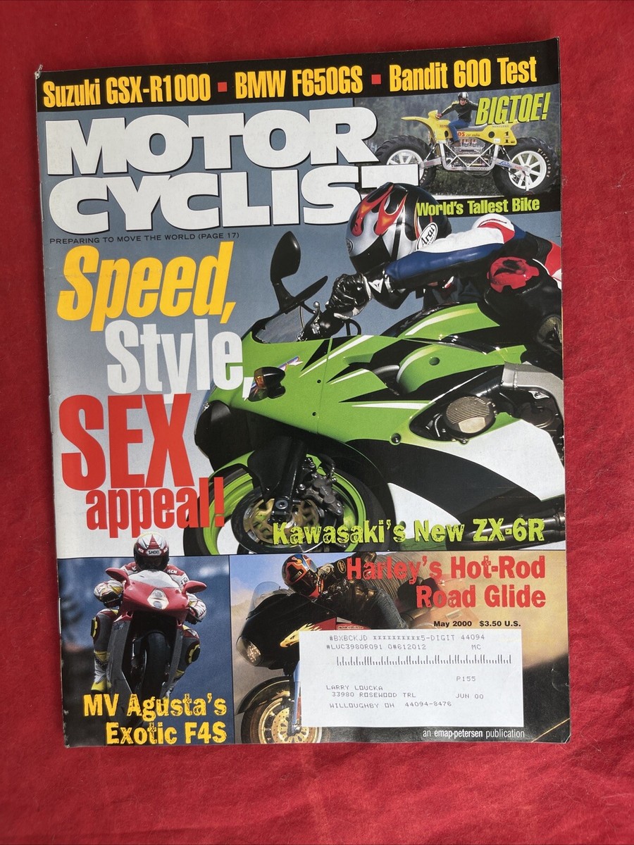 May 2000 Motor Cyclist Magazine Yamaha Kawasaki Honda Suzuki | eBay
