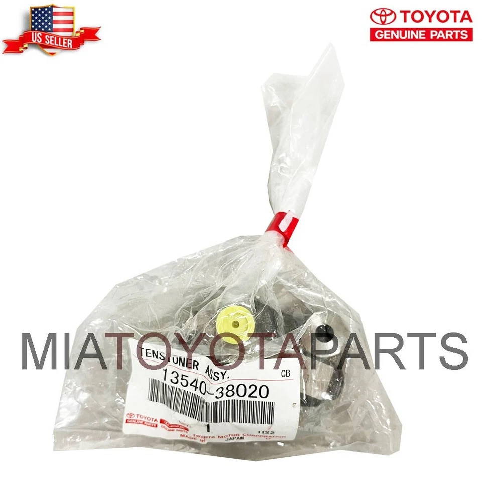 Cadena de montaje de tensor genuino OEM Toyota Lexus lado del pasajero 13540-38020 Foto 3 de 4