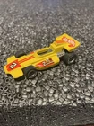 Vintage 1984 Hot Wheels Lightning Gold Real Riders Indy Car Gray Hub Yellow Car