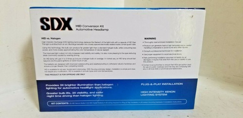 SDX HID Conversion Kit Automotive Headlamps - FREE SHIPPING ( OPEN BOX ) - Picture 4 of 8