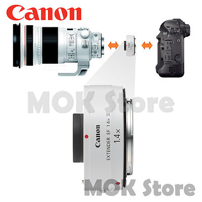 Canon EF 1.4x III Extender 1.4X Mark 3 MK 3 Telephoto Lens New