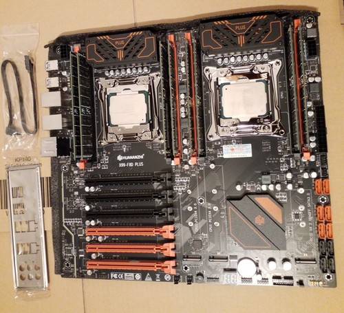 HUANANZHI EATX 2011-3 DDR4 128- 512GB RAM Intel Xeon 44C/88T 2699A V4 2697A V4 - 第 2/21 張圖片