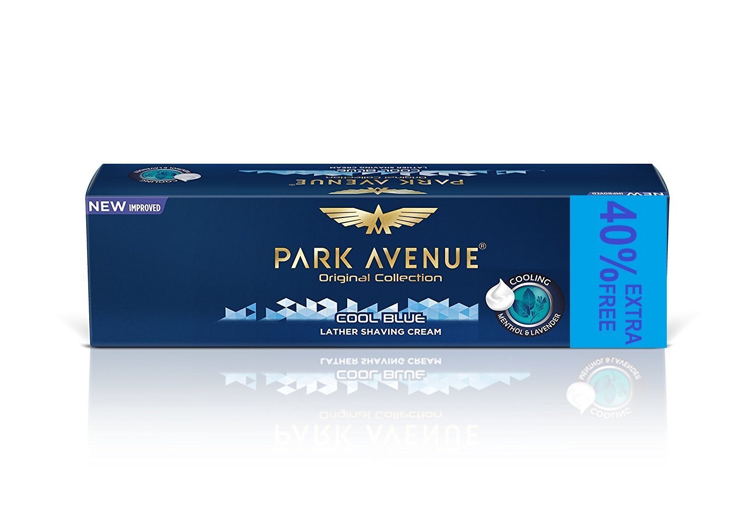 Park Avenue Cool Blue Lather Shaving Cream 60g with Free 40 FREE