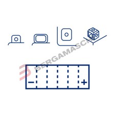 Batterie Für Motorrad 12V Marelli MMX20L YTX20L-BS Arctic Cat D'Acqua