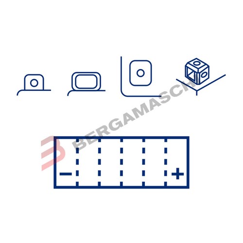 Batterie Für Motorrad 12V Marelli MMX20L YTX20L-BS Arctic Cat D'Acqua - Bild 1 von 5