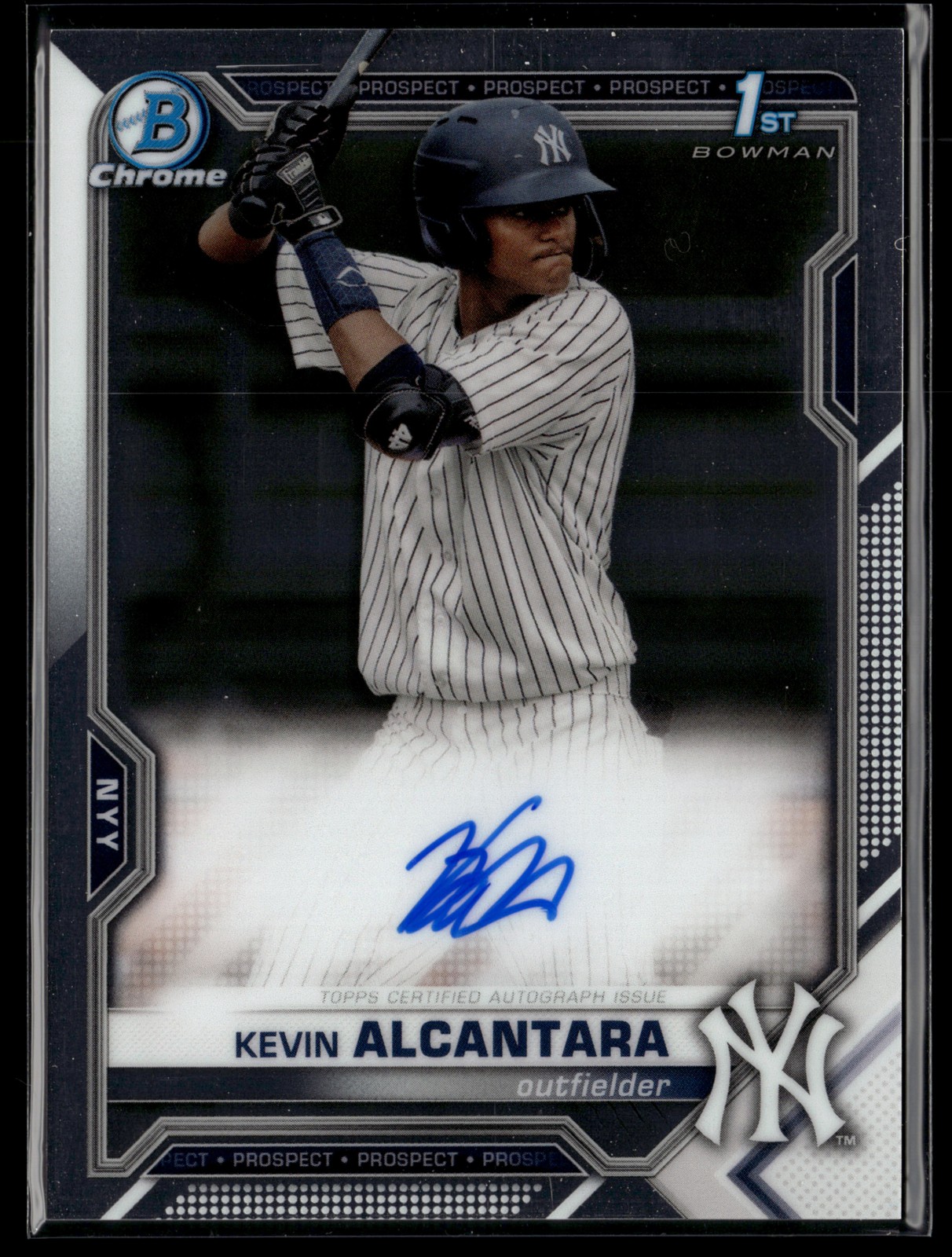 2021 Bowman #CPA-KA Kevin Alcantara Chrome Prospect Autographs