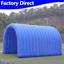 Outdoor Inflatable Tunnel Sports Tunnel Entrance Inflatable Tent for Event Blue