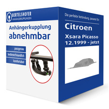Westfalia Anhängerkupplung abnehmbar für CITROEN Xsara Picasso Typ N68 AHK