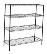  Professional's Choice Commercial-Grade NSF Shelving 18"W x 48"L x 54"H Black