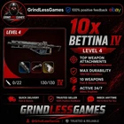 Arc Raiders 🔥 x10 Bettina IV (Level 4) + Best Attachments🔥 ( PS5 / Xbox / PC )