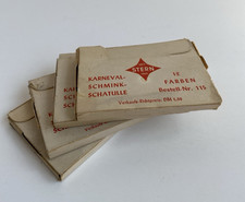 Cosmetics Vintage Carnival Makeup Box 12 Colors German Make Up Artist Halloween