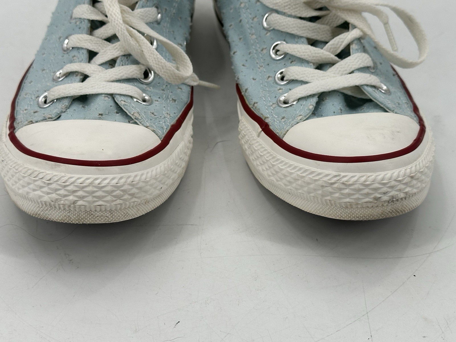 Converse Chuck Taylor All Star Low Canvas Light Blue White Stars Lace Up M7 W9 thumbnail 5