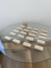 20x Tischkartenhalter Holz – Kartenhalter Menükarten Platzkarten – Hochzeit Deko