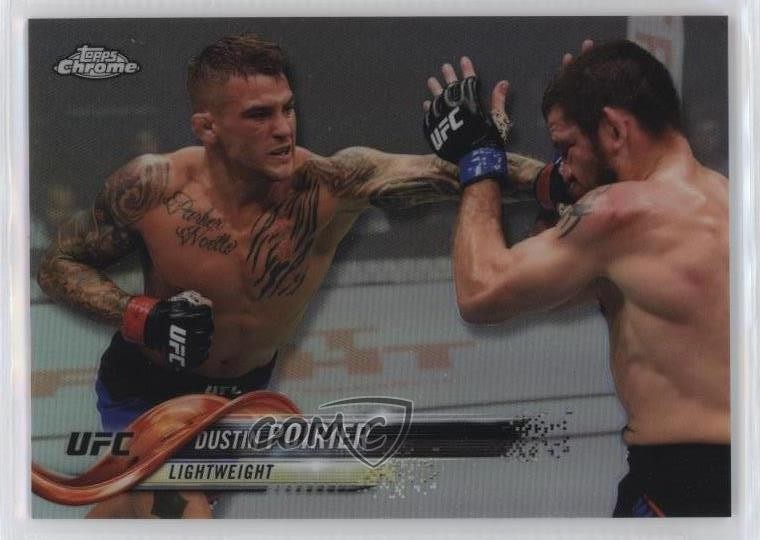 2018 Topps Chrome UFC Refractor Dustin Poirier #23 14cr