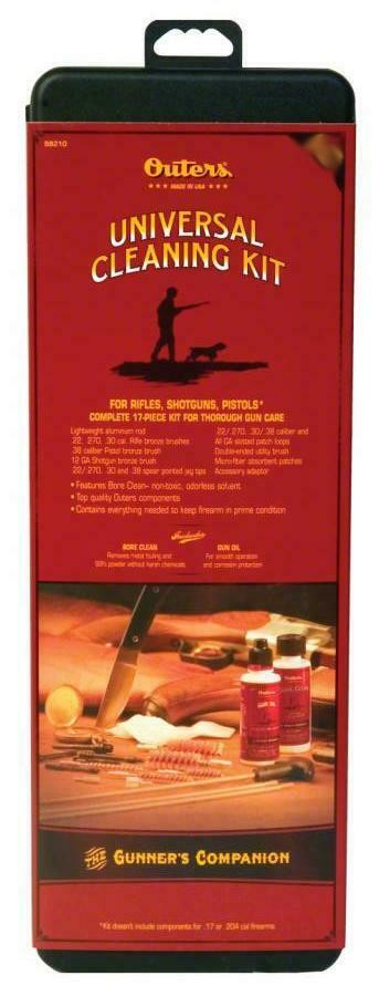 Outers Universal Gun Cleaning Kit Rifle Shotgun Pistol Maintenance