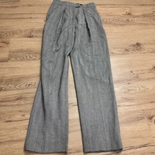 The Kooples Gray Straight Leg Pants Business Casual Size 34 Europe Small U.S. 