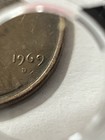 1969 D Floating Roof No FG Lincoln Memorial US Coin Error Mint Error free ship — photo 3