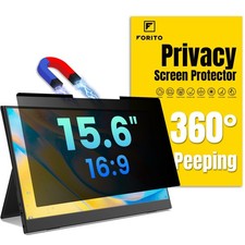 Magnetic Laptop Privacy Screen 15.6 inch 169, 360  Anti Peeping Removable Ant...