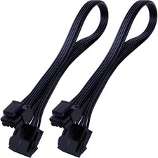 CPU 8 Pin Power Extension Cable ATX CPU 8 Pin Female to 8 4 4 Pin Male EPS Exte