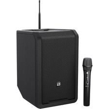 LD Systems ANNY 8 Portable 8" Battery-Powered Speaker w/Mic, Stage Black LN