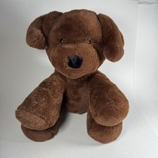 Animal Adventure Plush Brown Puppy Dog 13" 2024 Stuffed Animal Toy Sitting