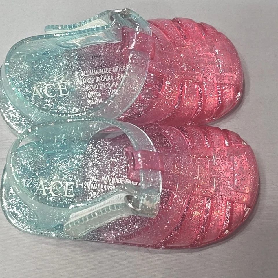 Sandalia de gelatina multicolor para niños talla 6-12 meses Foto 4 de 4
