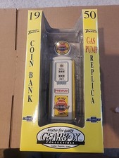 Gearbox Diecast 1950 Tokheim Gas Pump Replica Coin Bank Retro Limited Edition